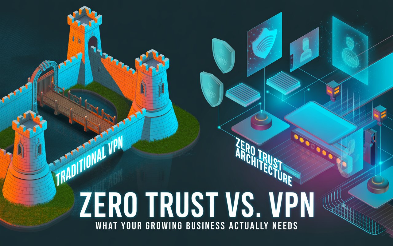 Zero Trust vs. VPN: What Your Growing Business Actually Needs (Not What Vendors Want You to Buy)