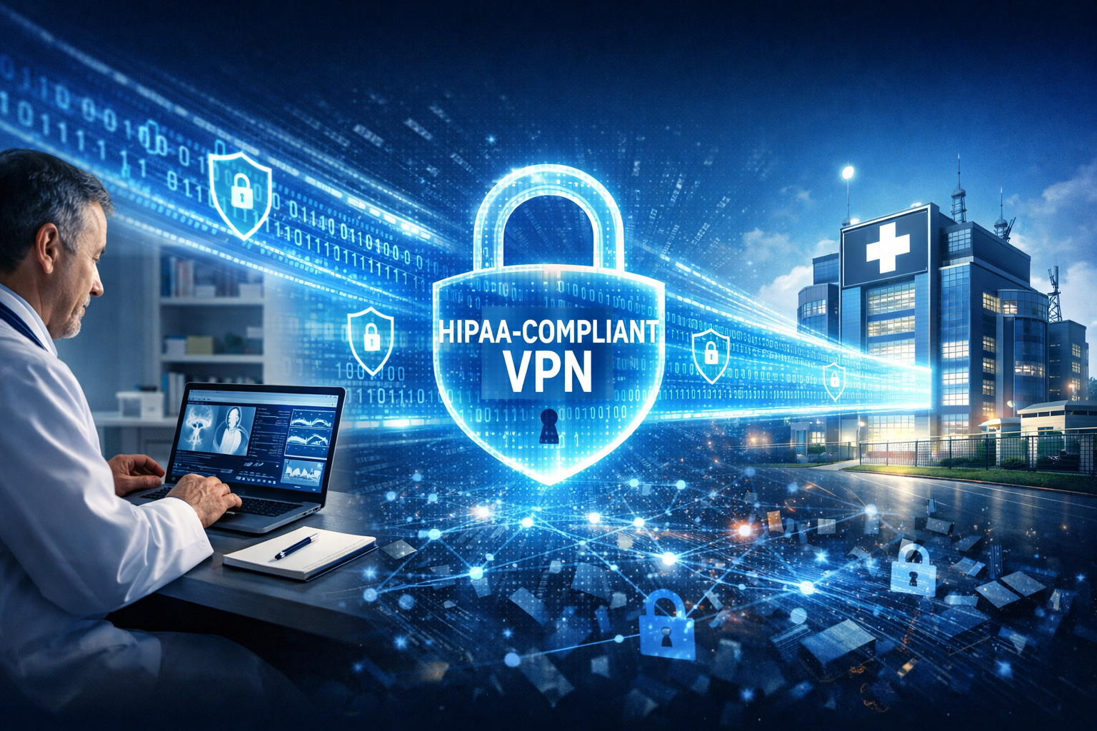 How Healthcare Facilities Safeguard Patient Records with HIPAA-Compliant VPN Technology