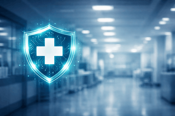 Digital healthcare cybersecurity shield
